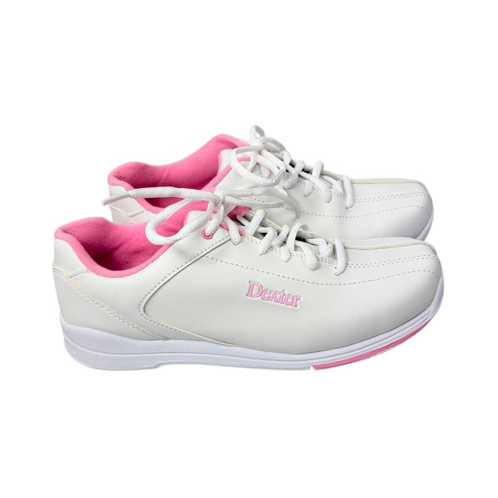 Dexter Slide-Rite Raquel IV White and Pink Women's Bowling Shoes Size 9/9.5